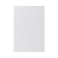 GoodHome Pasilla Matt white thin frame slab Tall wall Cabinet door (W)600mm (H)895mm (T)20mm