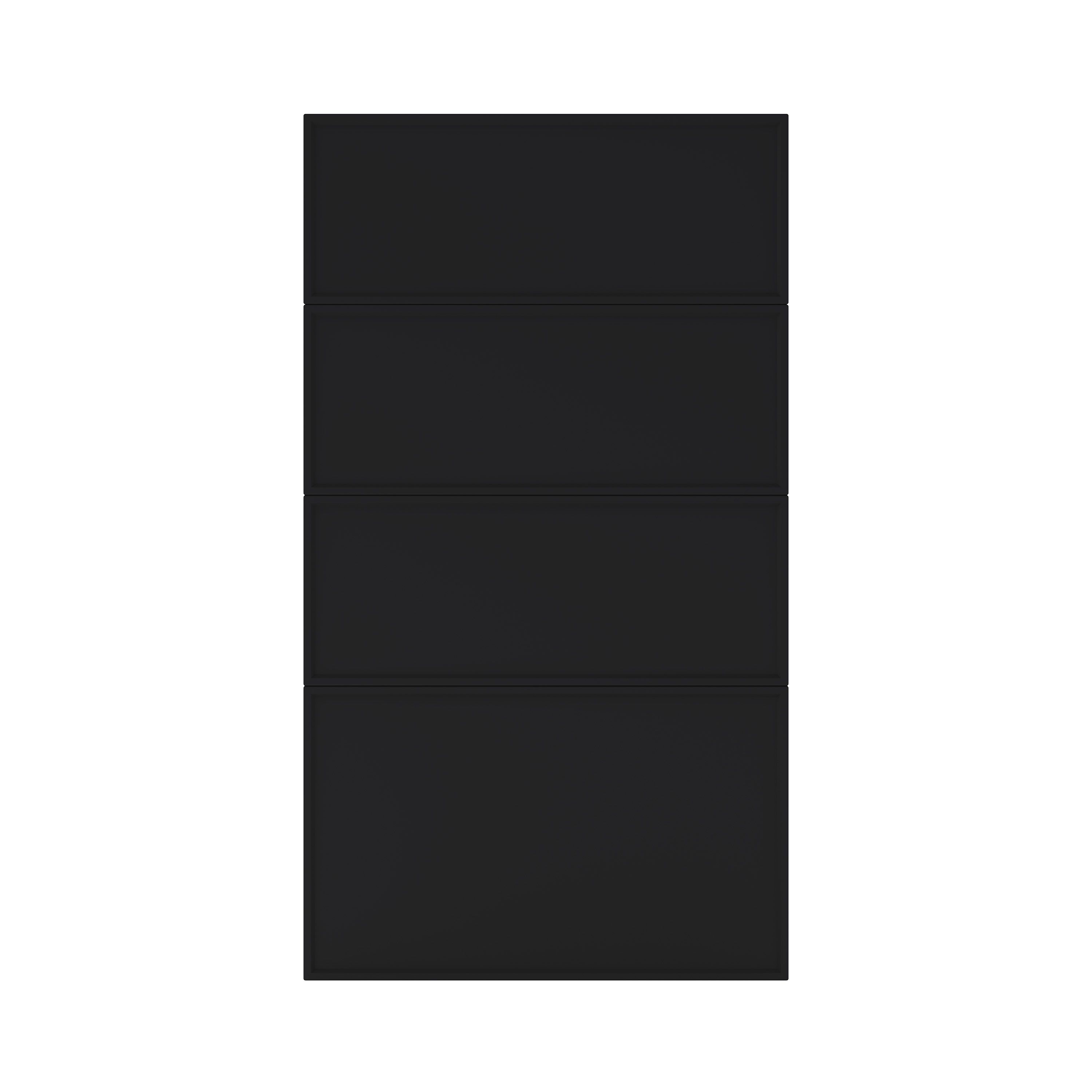 GoodHome Pasilla Thin frame Matt carbon Drawer front, Pack of 1 (H)715mm (W)397mm (T)20mm