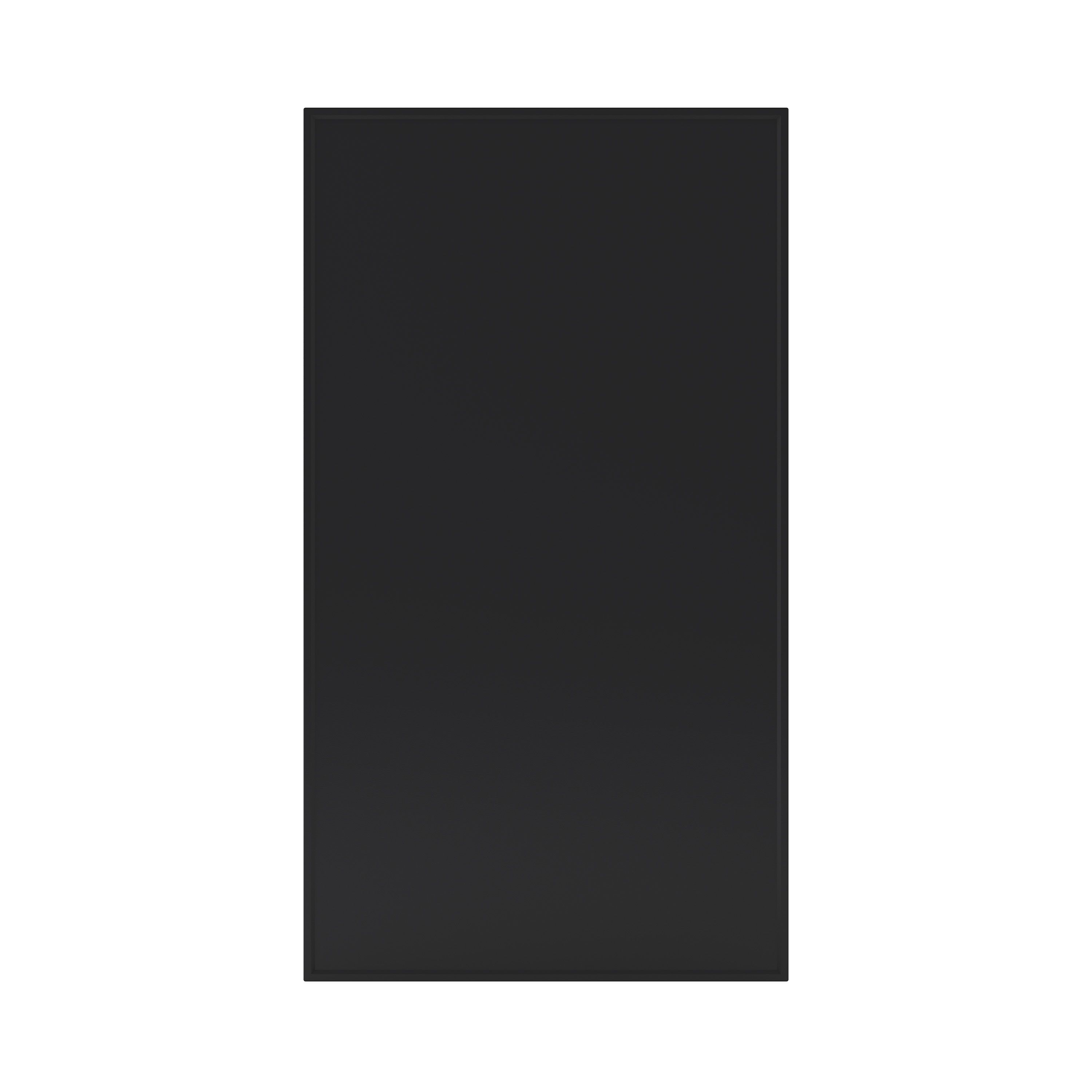 GoodHome Pasilla Thin frame Matt carbon Slab Highline Cabinet door (W)450mm (H)715mm (T)20mm