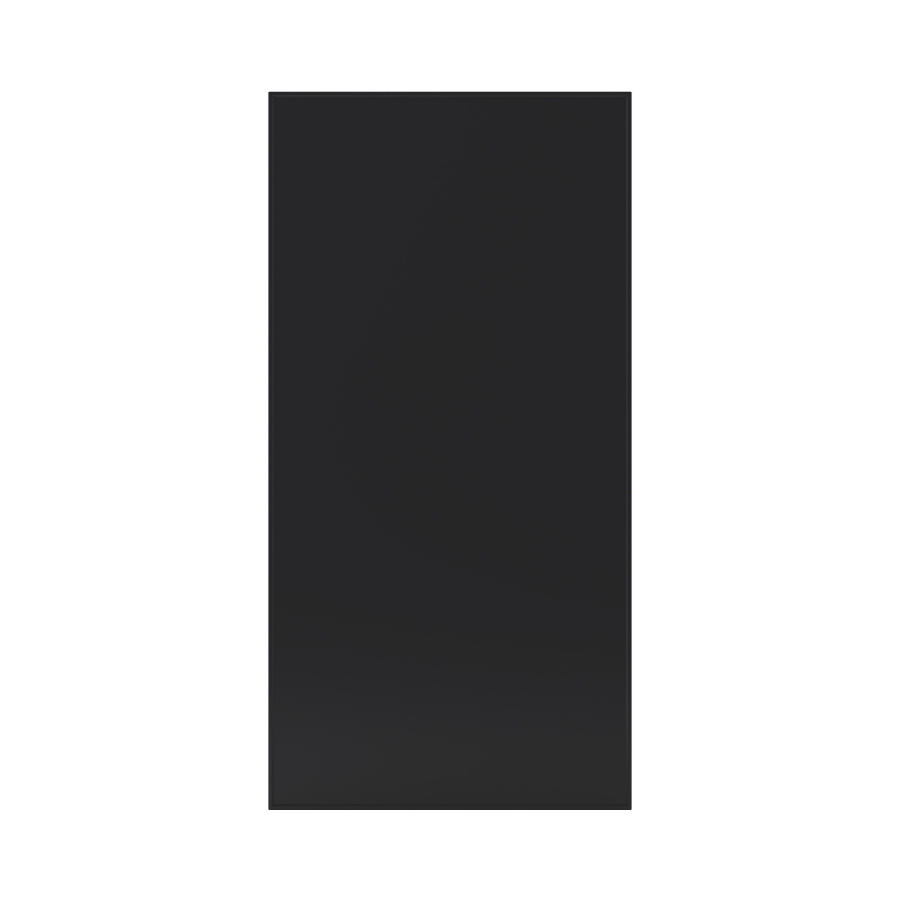 GoodHome Pasilla Thin frame Matt carbon Slab Tall larder Cabinet door (W)600mm (H)1181mm (T)20mm
