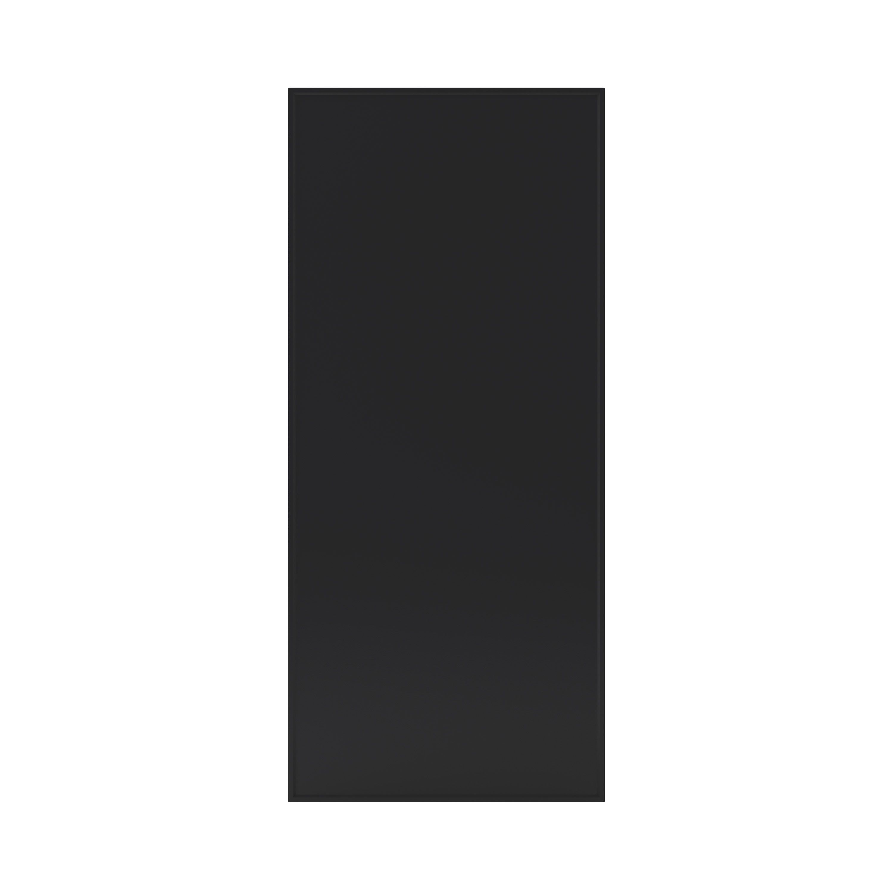 GoodHome Pasilla Thin frame Matt carbon Slab Tall wall Cabinet door (W)400mm (H)895mm (T)20mm
