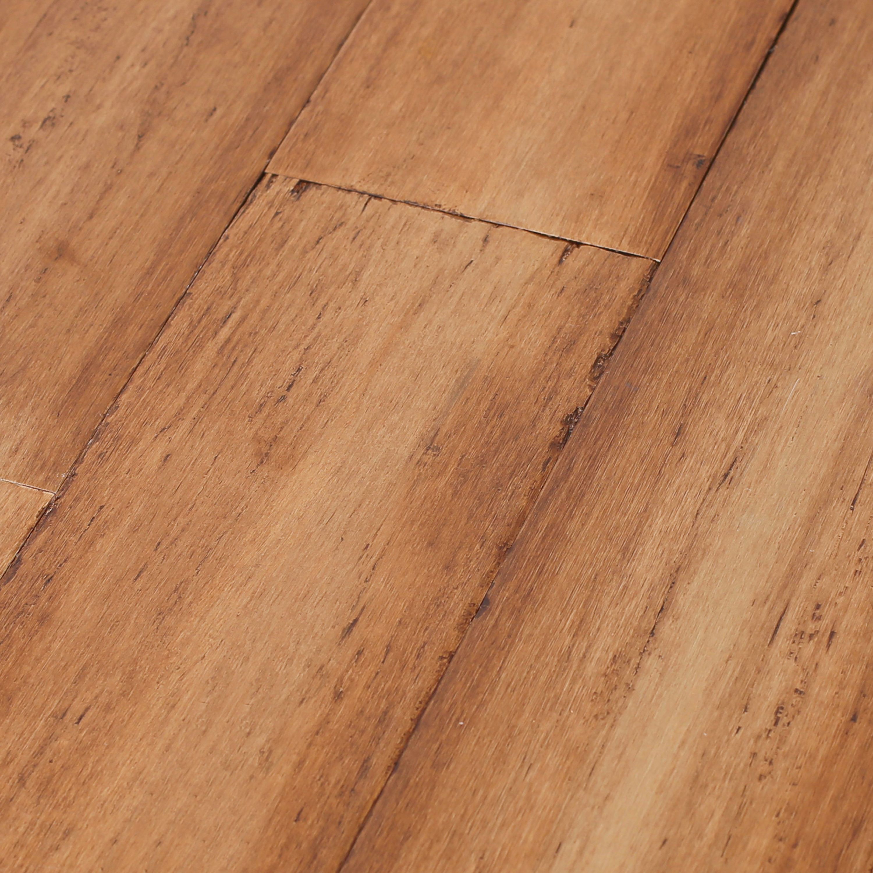 GoodHome Pattaya Natural Bamboo Engineered Real wood top layer flooring, 1.67m² Pack of 14