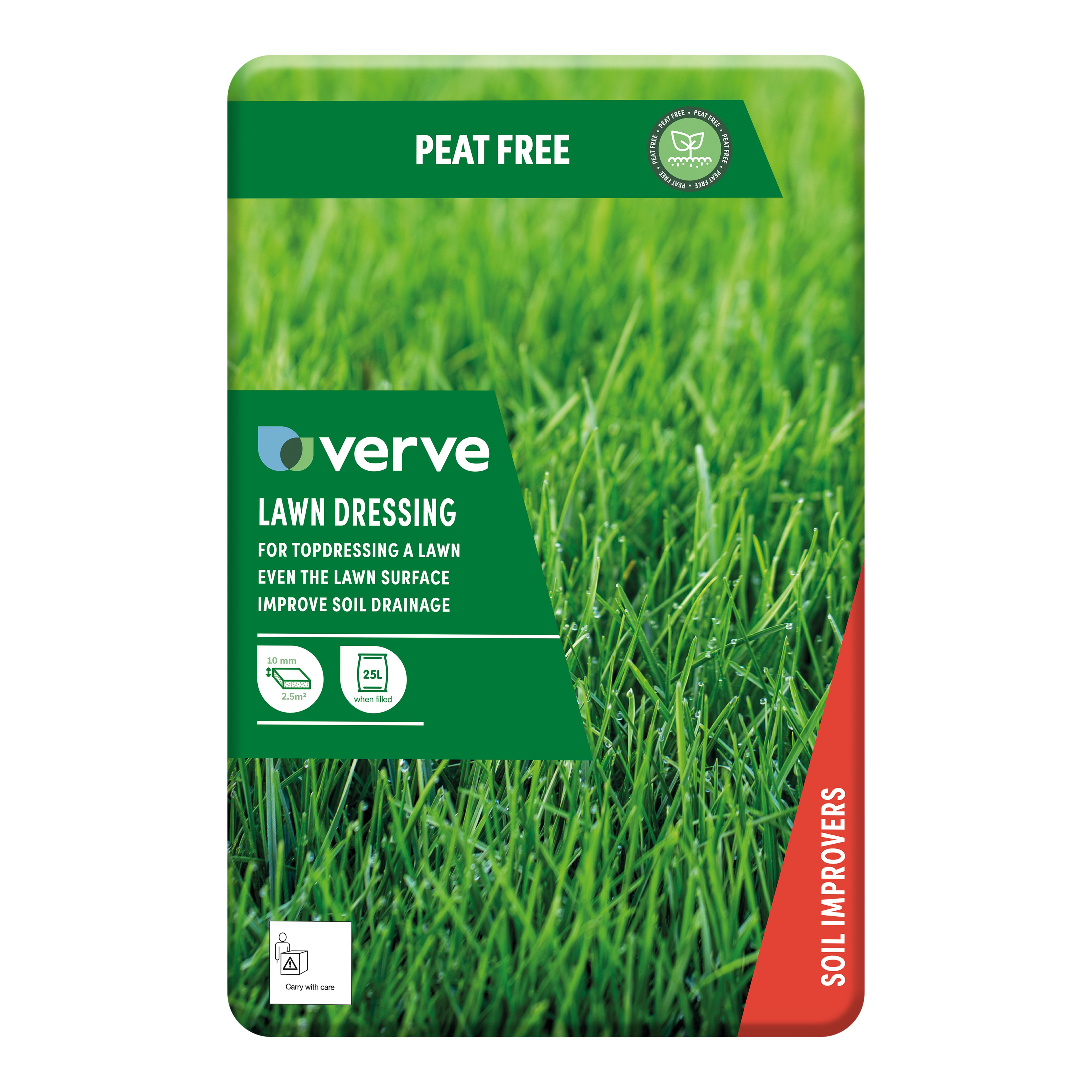 GoodHome Peat-free Lawn Soil 25L