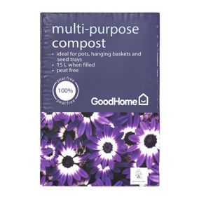 GoodHome Peat-free Multi-purpose Compost 15L