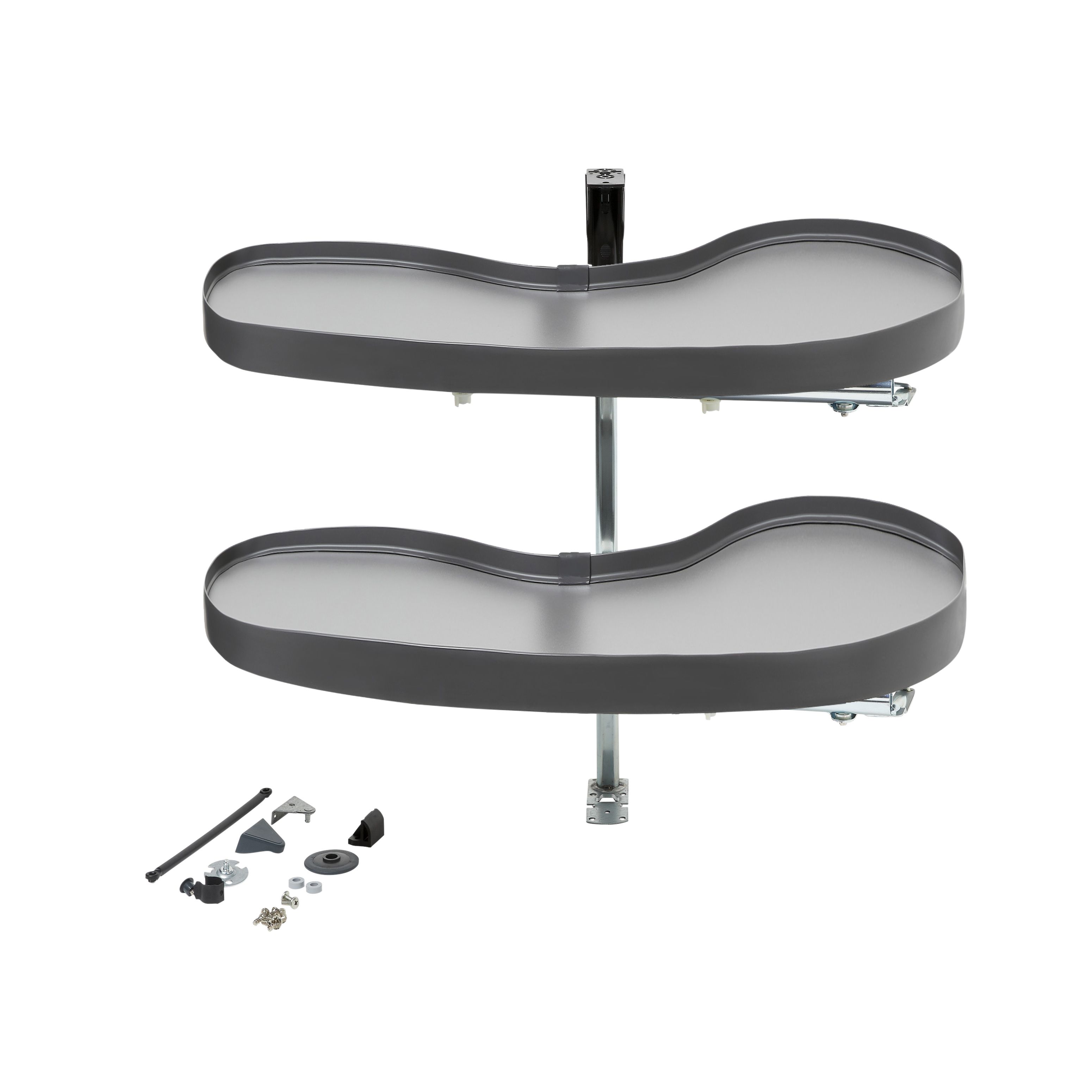 GoodHome Pebre Anthracite Softclose Pull out storage, (H)698mm (W)865mm DIY at B&Q