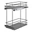 GoodHome Pebre Grey 30cm Pull-out storage