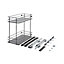 GoodHome Pebre Grey 30cm Pull-out storage