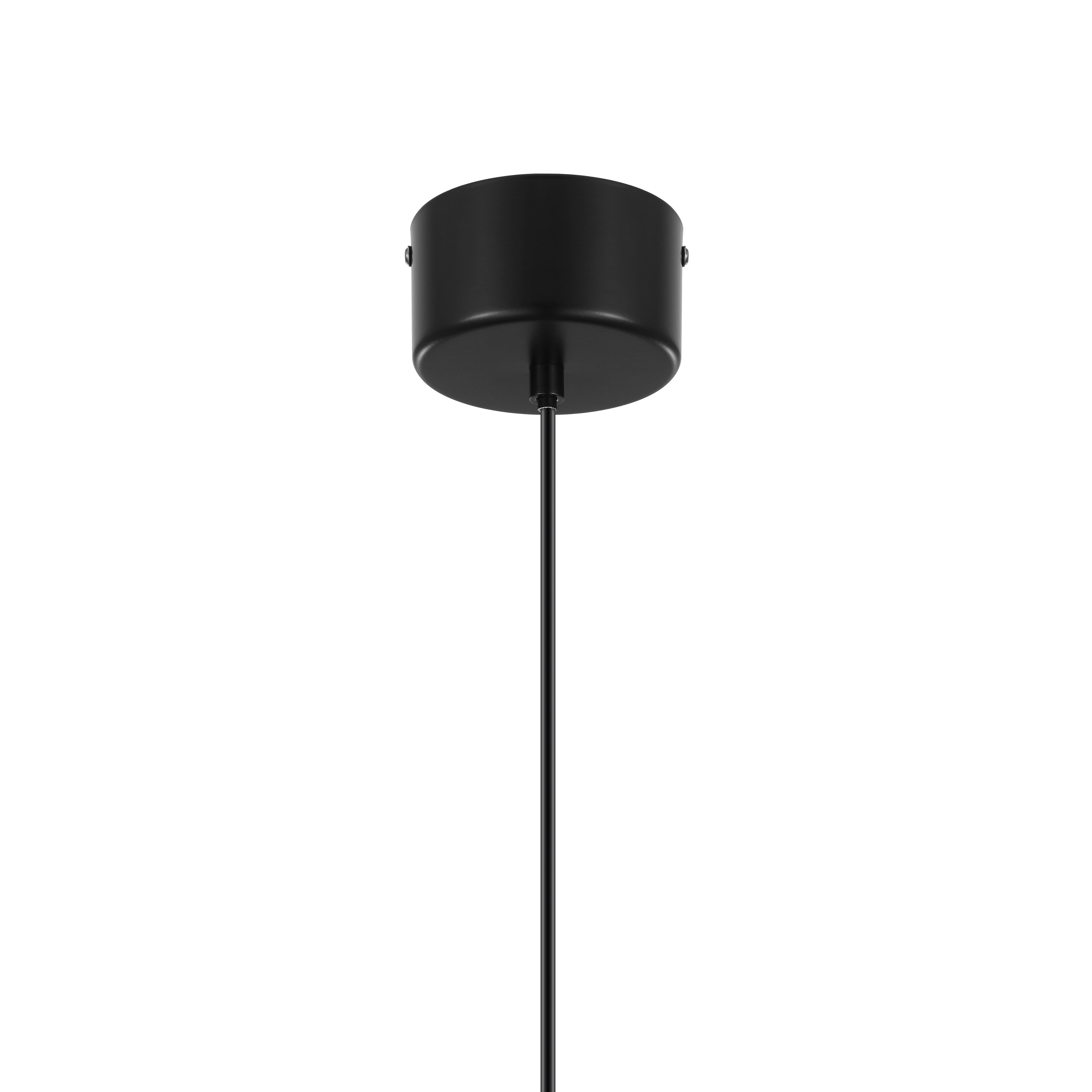 GoodHome Pepalu Matt Black Pendant ceiling light, (Dia)300mm