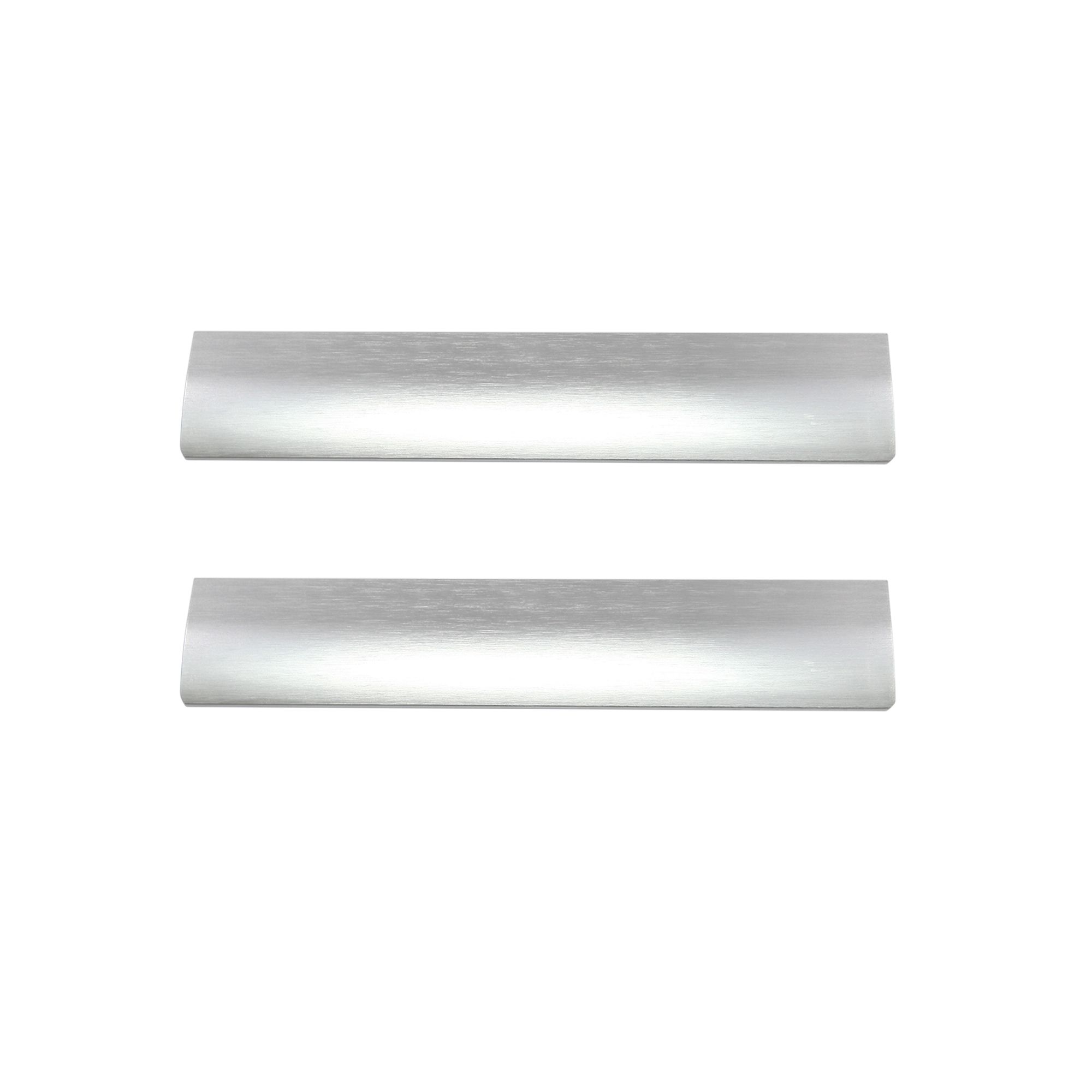 GoodHome Pequin Satin Nickel effect Kitchen cabinets Handle (L)15cm, Pack of 2
