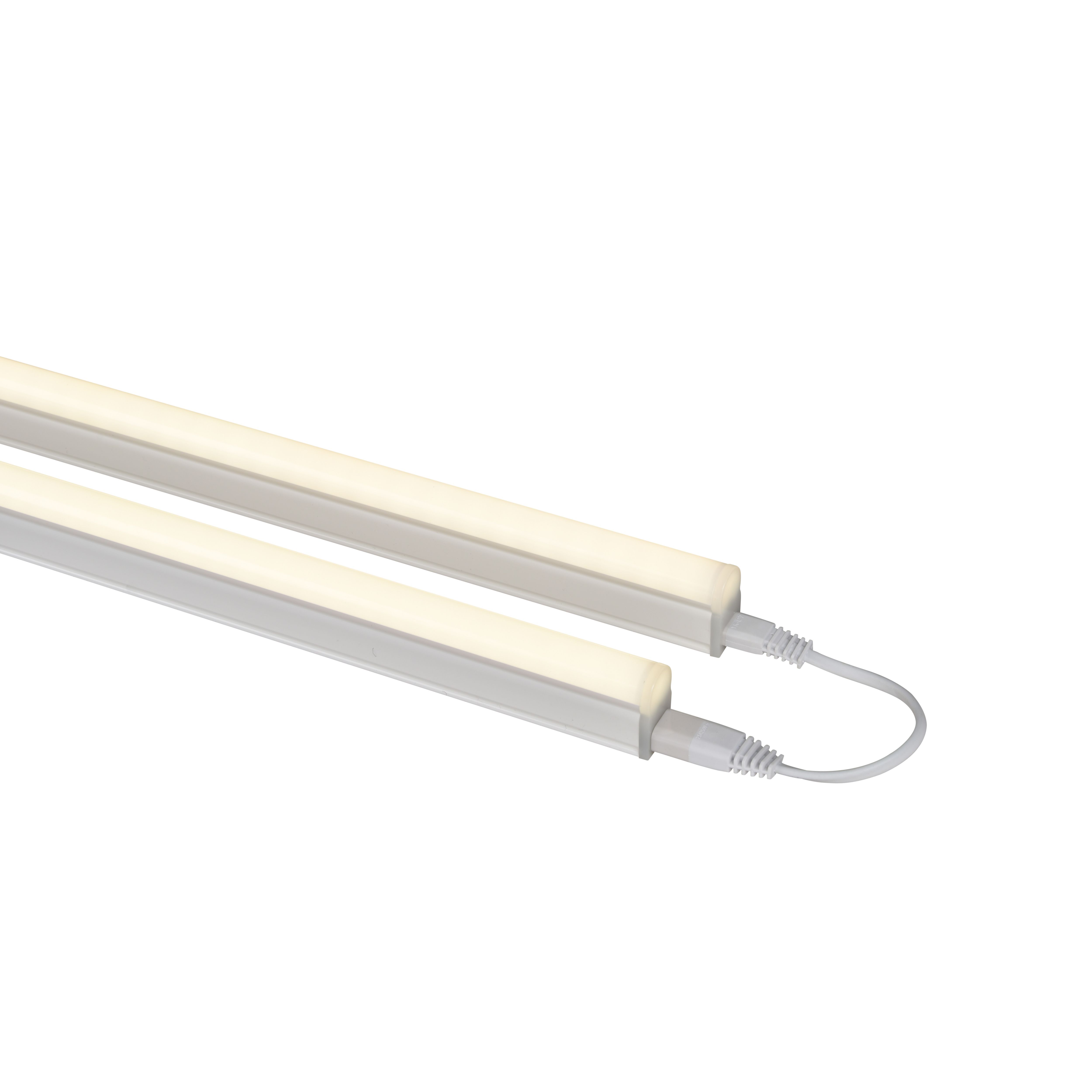 GoodHome Periera White Mains-powered LED Neutral white Under cabinet ...