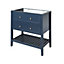 GoodHome Perma Blue Freestanding Vanity unit & basin set (W)804mm (H)955mm