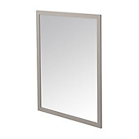 GoodHome Perma Grey Rectangular Bathroom Mirror (H)700mm (W)1000mm