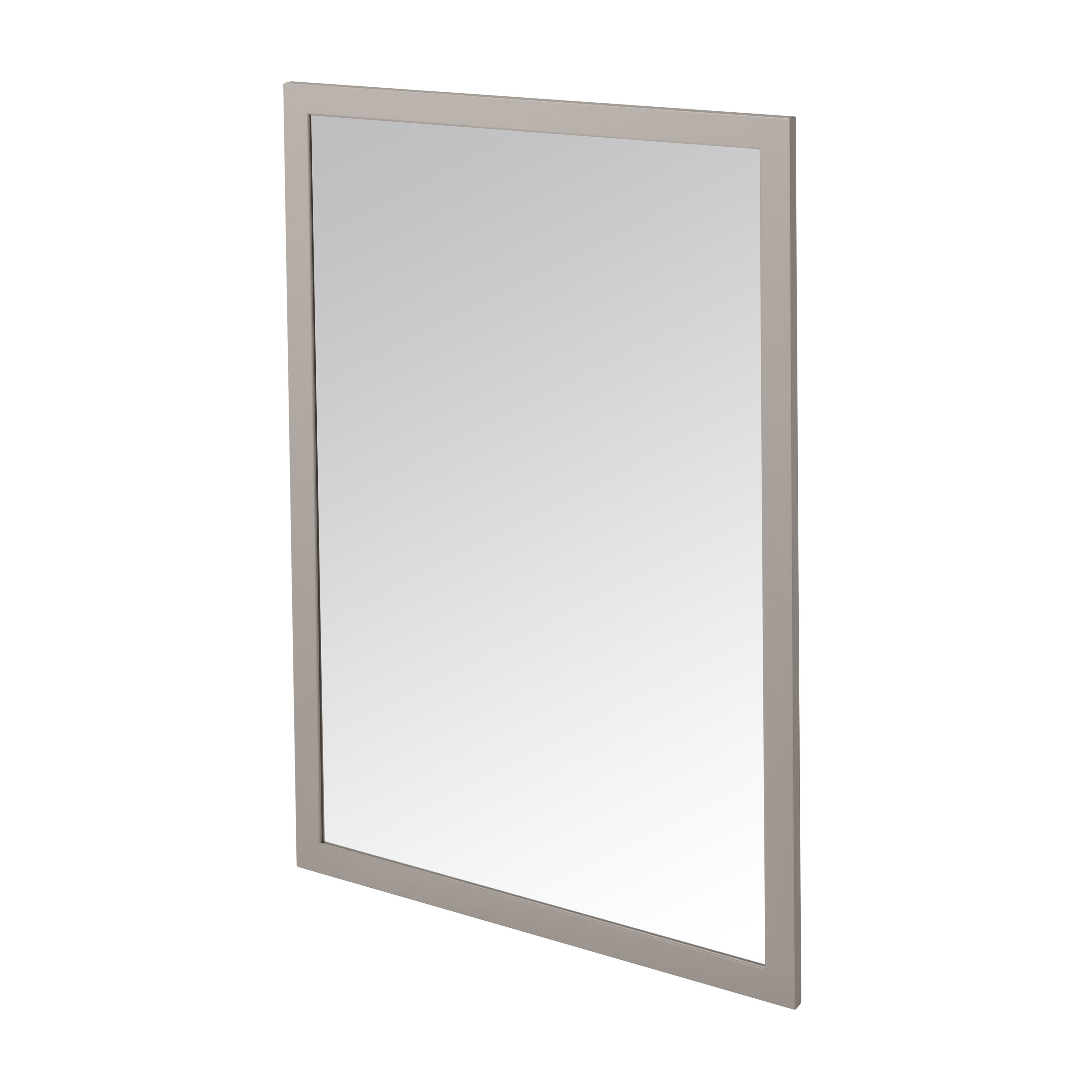 GoodHome Perma Grey Rectangular Bathroom Mirror (H)700mm (W)1000mm