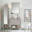 GoodHome Perma Grey Rectangular Wall-mounted Bathroom Mirror (H)70cm (W)100cm