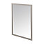 GoodHome Perma Grey Rectangular Wall-mounted Bathroom Mirror (H)70cm (W)100cm