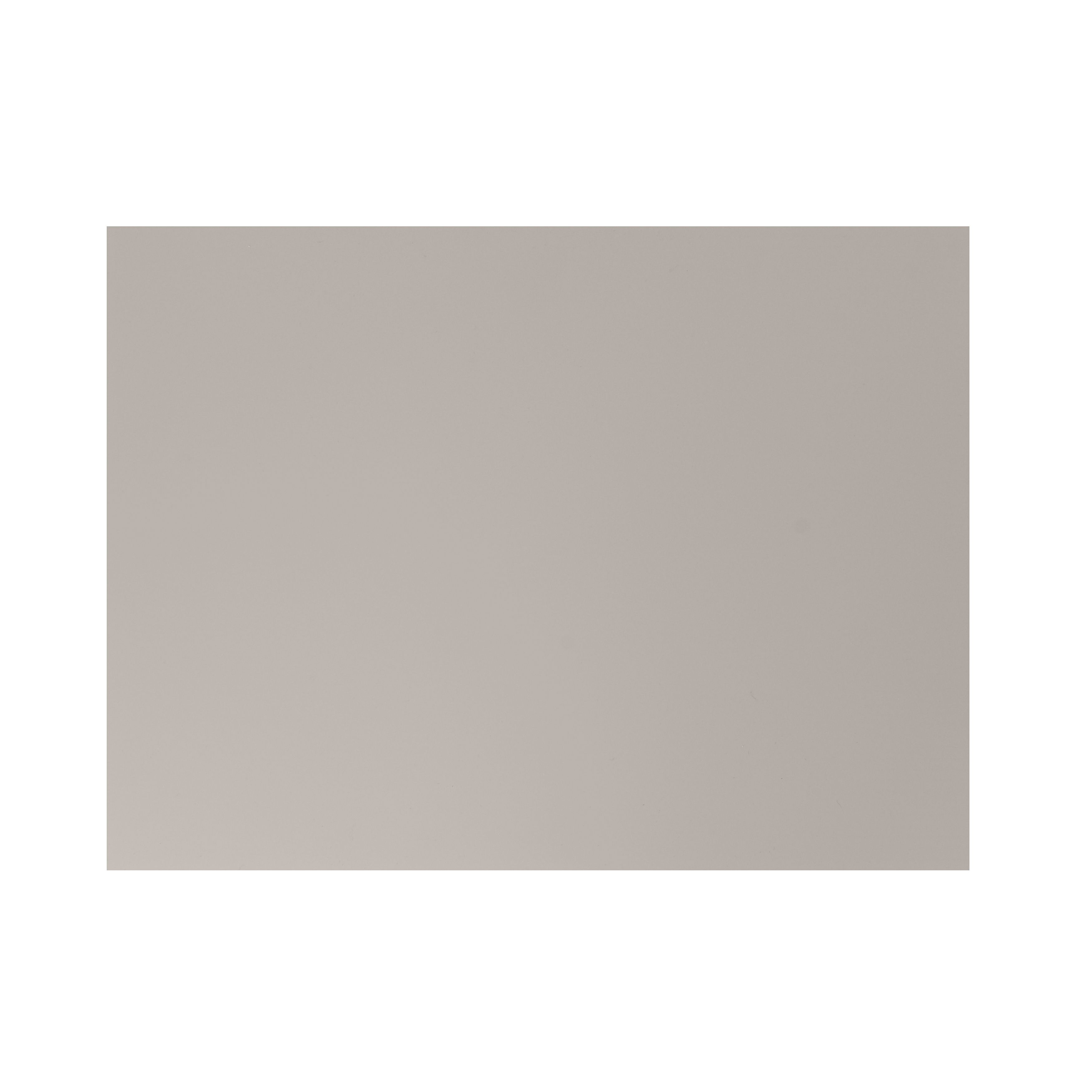 GoodHome Perma Satin Grey Square edge MDF Worktop (T) 2.8cm x (L) 60.5cm x (W) 45.2cm