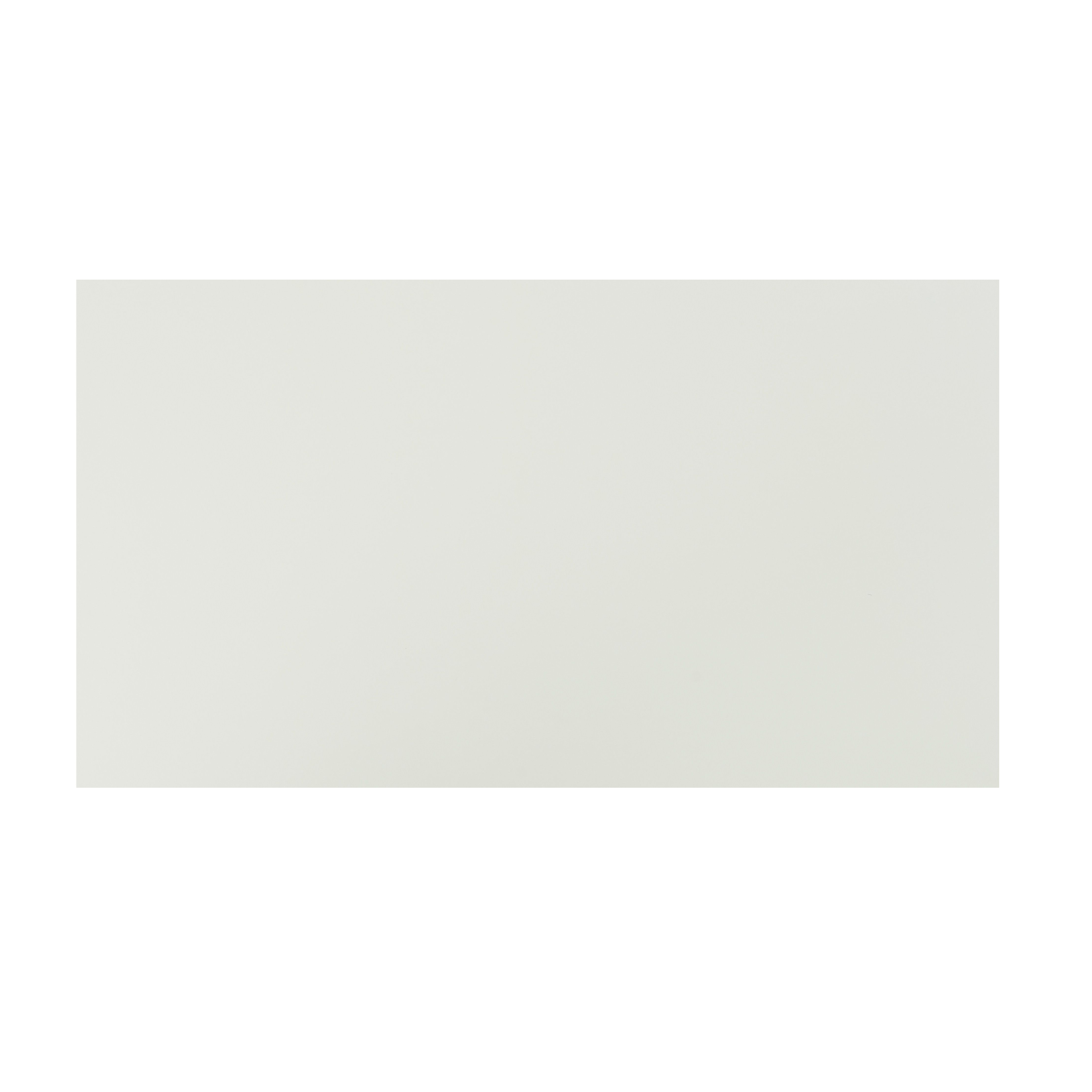 GoodHome Perma Satin White Square edge MDF Worktop (T) 2.8cm x (L) 80.5cm x (W) 45.2cm