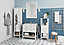 GoodHome Perma Tall Satin White Single Bathroom Cabinet (H)185cm (W)40cm