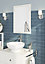 GoodHome Perma White Rectangular Wall-mounted Bathroom Mirror (H)70cm (W)50cm