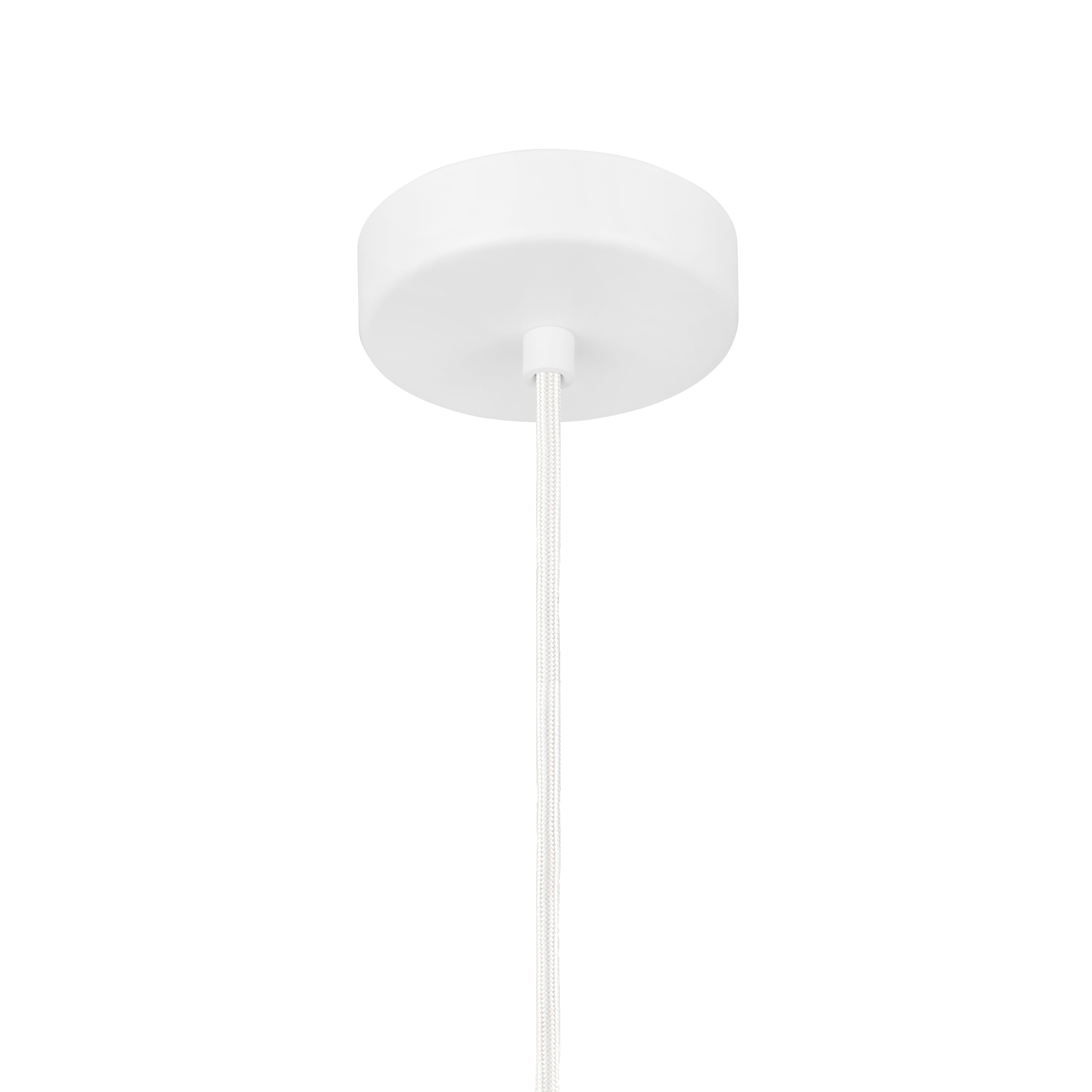 GoodHome Phobeto Matt White Pendant ceiling light, (Dia)310mm
