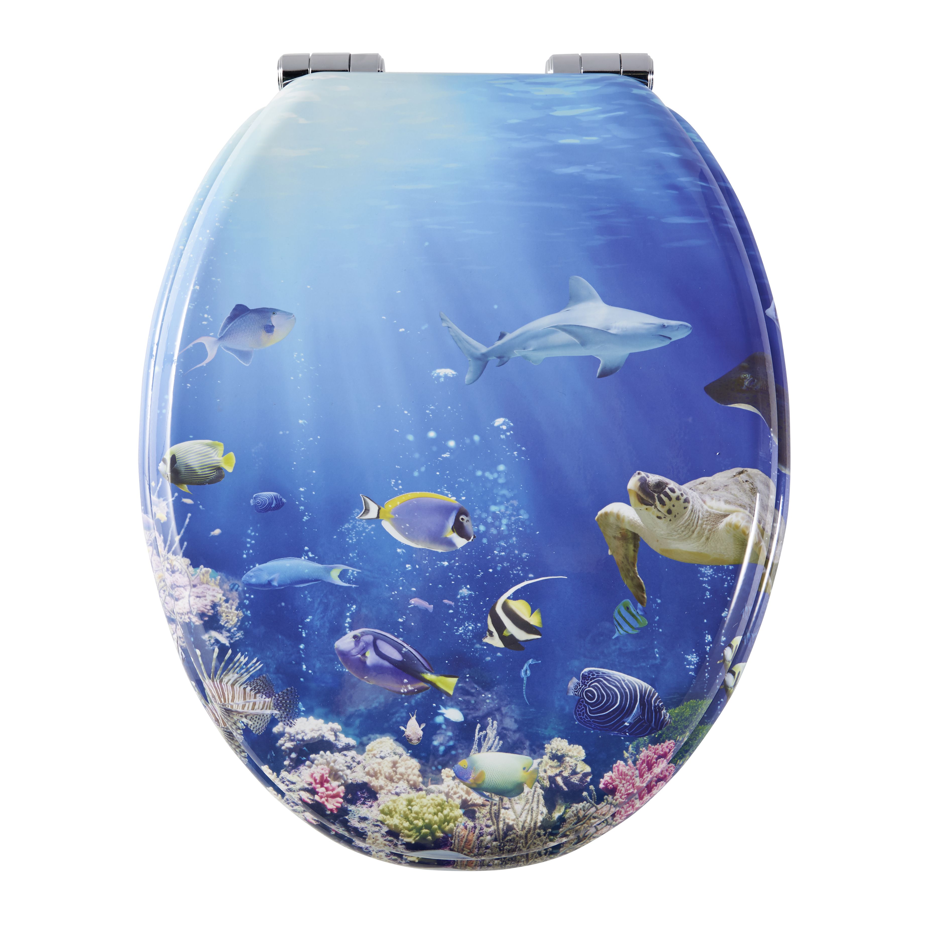 Ocean on sale toilet seat