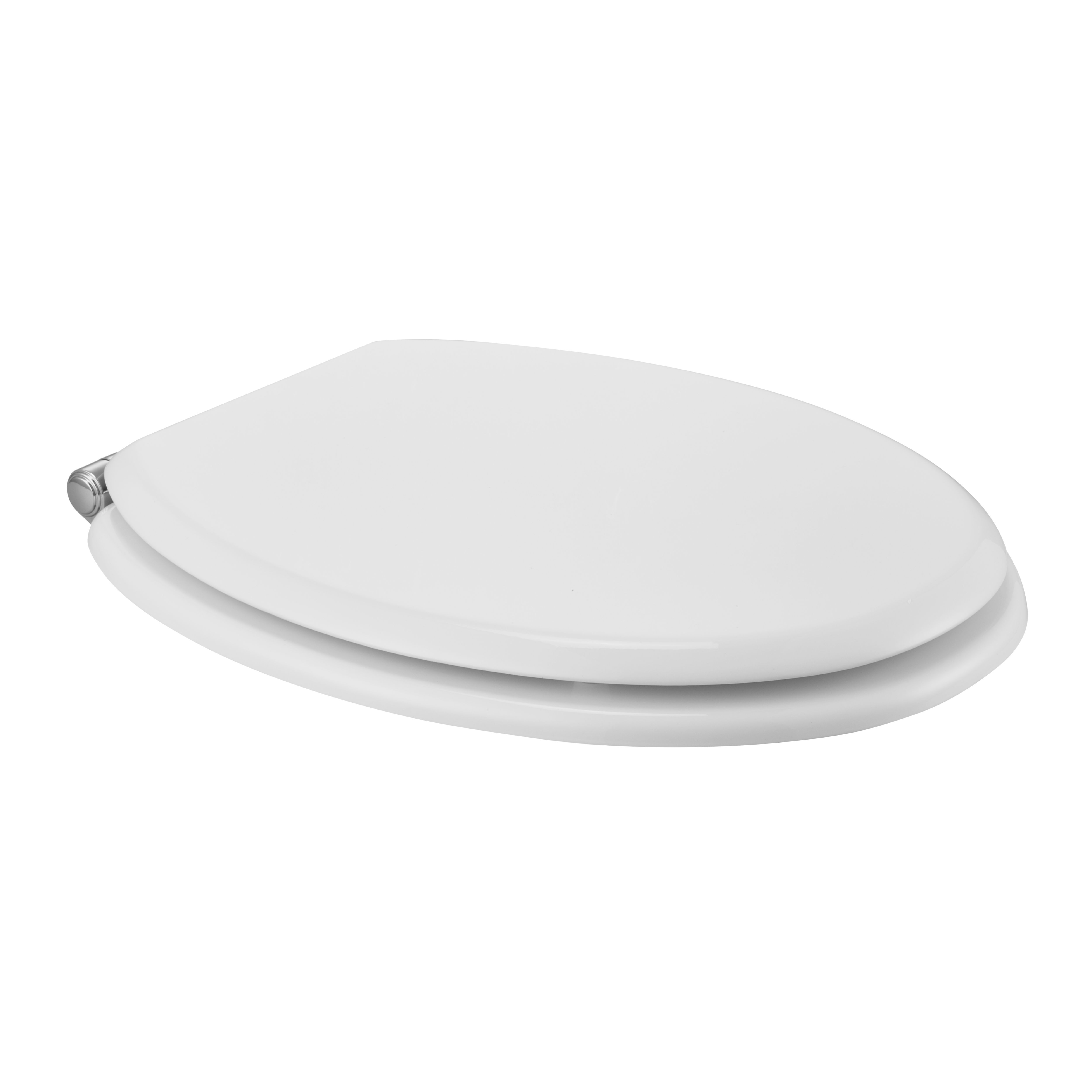 GoodHome Pilica White Soft close Toilet seat | DIY at B&Q