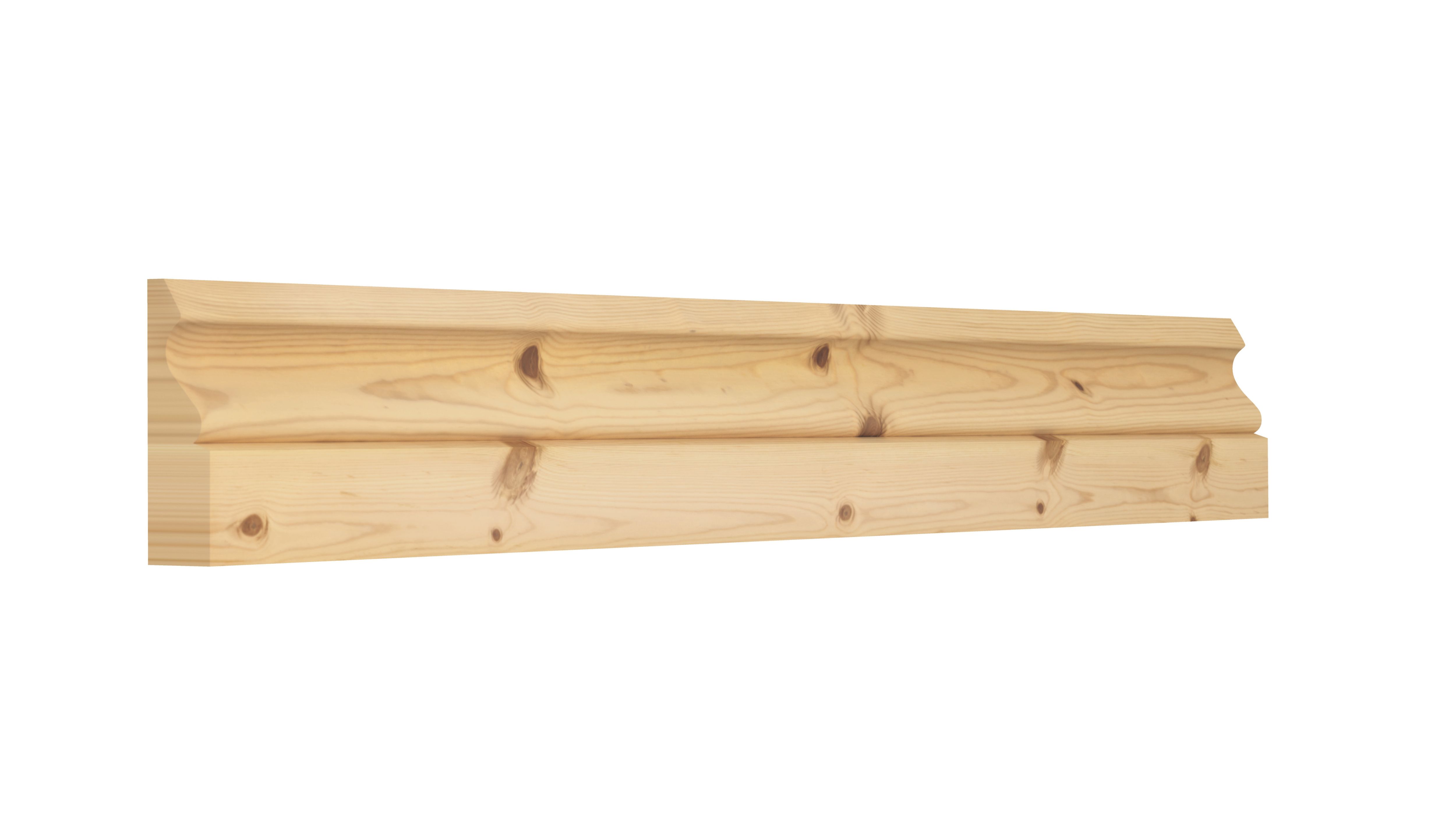 GoodHome Planed Natural Pine Ogee Architrave (L)2.1m (W)69mm (T)19.5mm