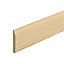GoodHome Planed Natural Pine Ogee Skirting board (L)2.1m (W)94mm (T)15mm, Pack of 5