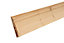 GoodHome Planed Natural Pine Torus Skirting board (L)2.4m (W)119mm (T)15mm (Dia)119mm, Pack of 4