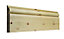 GoodHome Planed Natural Pine Torus Skirting board (L)2.4m (W)144mm (T)19.5mm