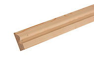 GoodHome Planed Natural Pine Torus Softwood Architrave (L)2.1m (W)69mm (T)19.5mm 1.68kg