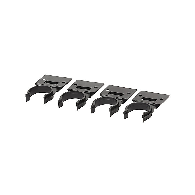 GoodHome Plastic Plinth clip, Pack of 4
