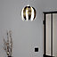 GoodHome Pleiones Brass effect Petal Light shade (D)27cm