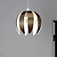 GoodHome Pleiones Brass effect Petal Light shade (D)27cm