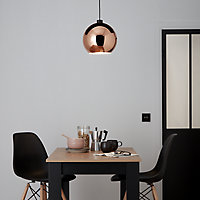 GoodHome Pocyon Copper effect Light shade (D)280mm