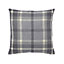 GoodHome Podor Grey Check Indoor Cushion (L)45cm x (W)45cm