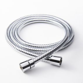GoodHome Polyvinyl chloride (PVC) & stainless steel Shower hose, (L)1.75m