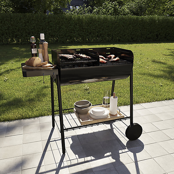 GoodHome Pondera Black Charcoal BBQ GoodHome Pondera Black Charcoal BBQ