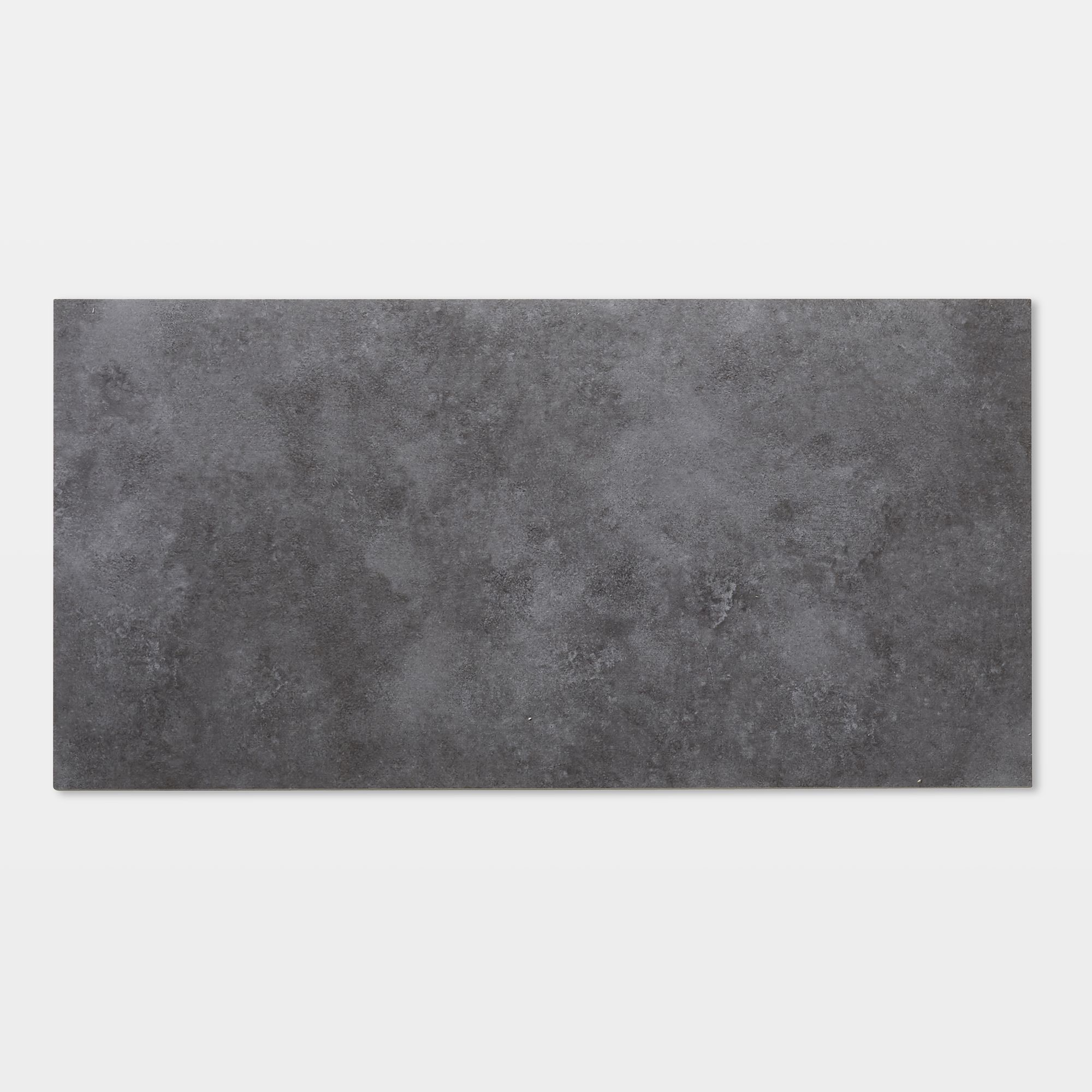 GoodHome Poprock Dark grey Tile Stone effect Self-adhesive Vinyl tile, Pack of 7