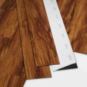 GoodHome Poprock Dolce Wood planks Wood effect Self-adhesive Vinyl plank, Pack of 7