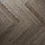 GoodHome Poprock Grey Wood planks Wood effect Self adhesive Vinyl plank, Pack of 20
