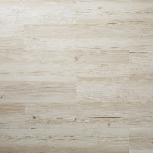 Goodhome Poprock Rustic White Wood, White Wood Grain Vinyl Plank Flooring