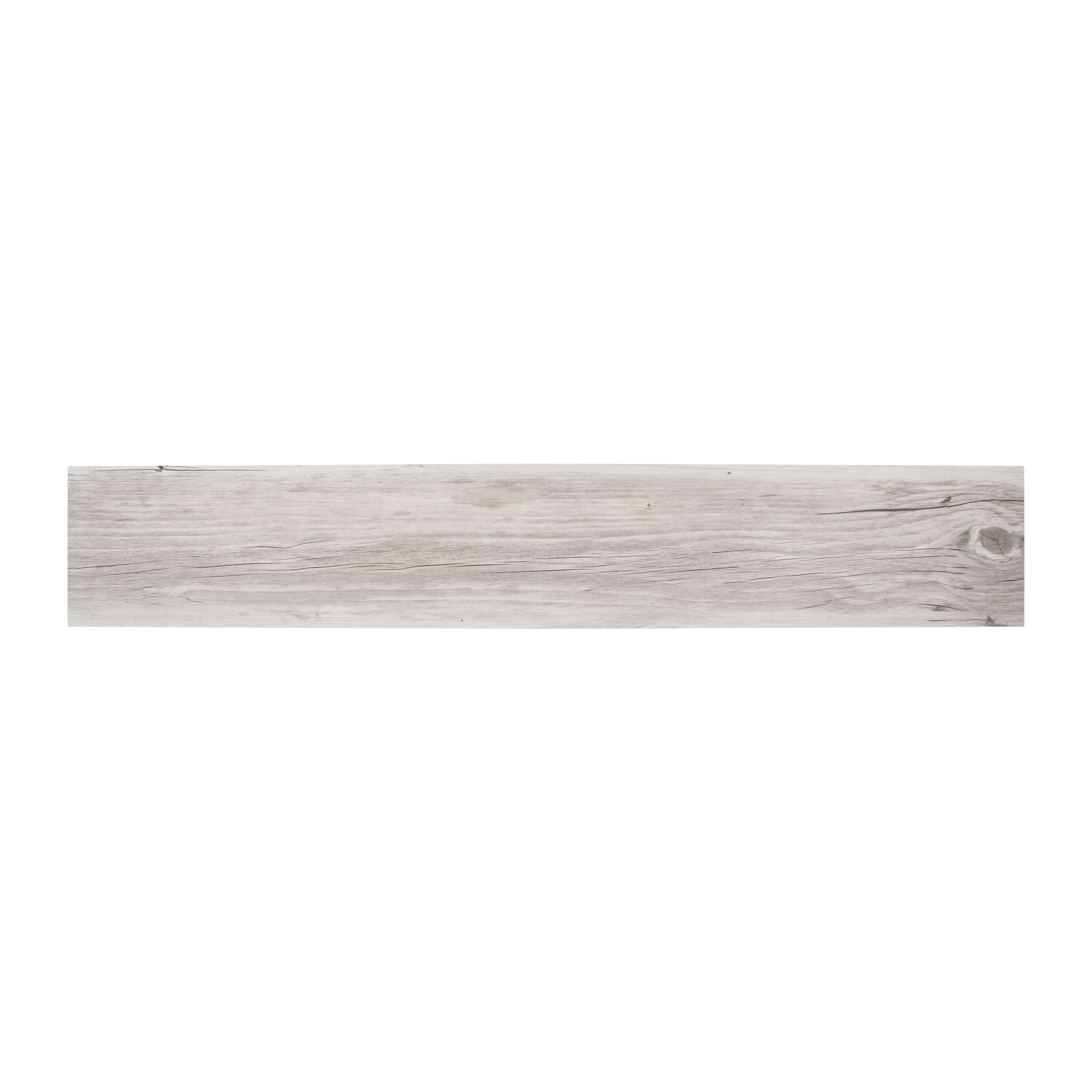 White Wood effect Wood effect Vinyl plank - 5