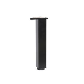 GoodHome Portloe Matt Black Aluminium Adjustable Cabinet feet (H)231mm (W)40mm, Pack of 2