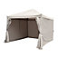 GoodHome Preston Taupe Square Gazebo tent (H) 2.88m (W) 3m (D) 3m