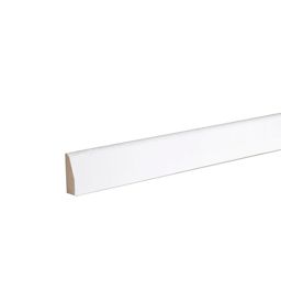 GoodHome Primed White MDF Chamfered Architrave (L)2.1m (W)44mm (T)14.5mm