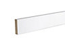 GoodHome Primed White MDF Square Skirting board (L)2.4m (W)69mm (T)18mm, Pack of 4