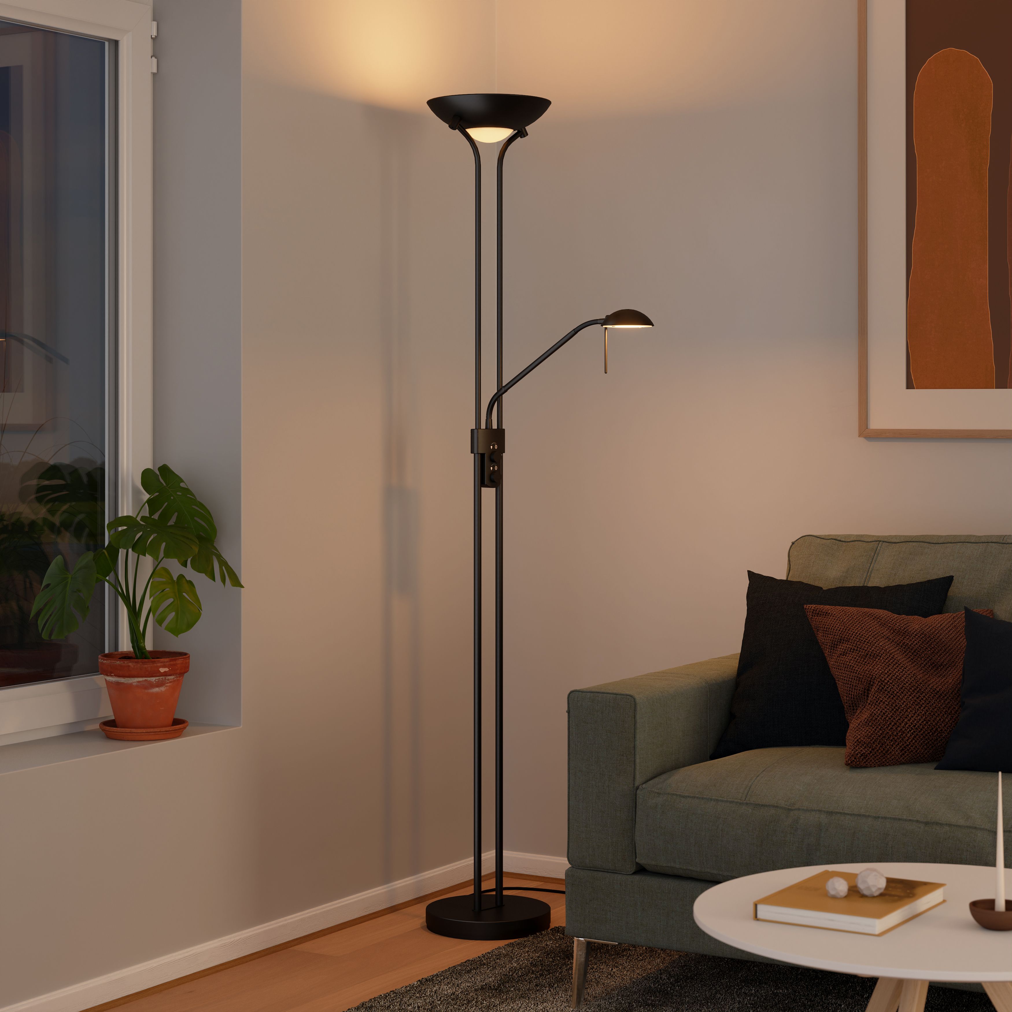 Floor Lamps and Standing Lamps For Living Rooms at B&Q