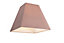 GoodHome Qarnay Taupe Fabric dyed Light shade (D)20cm