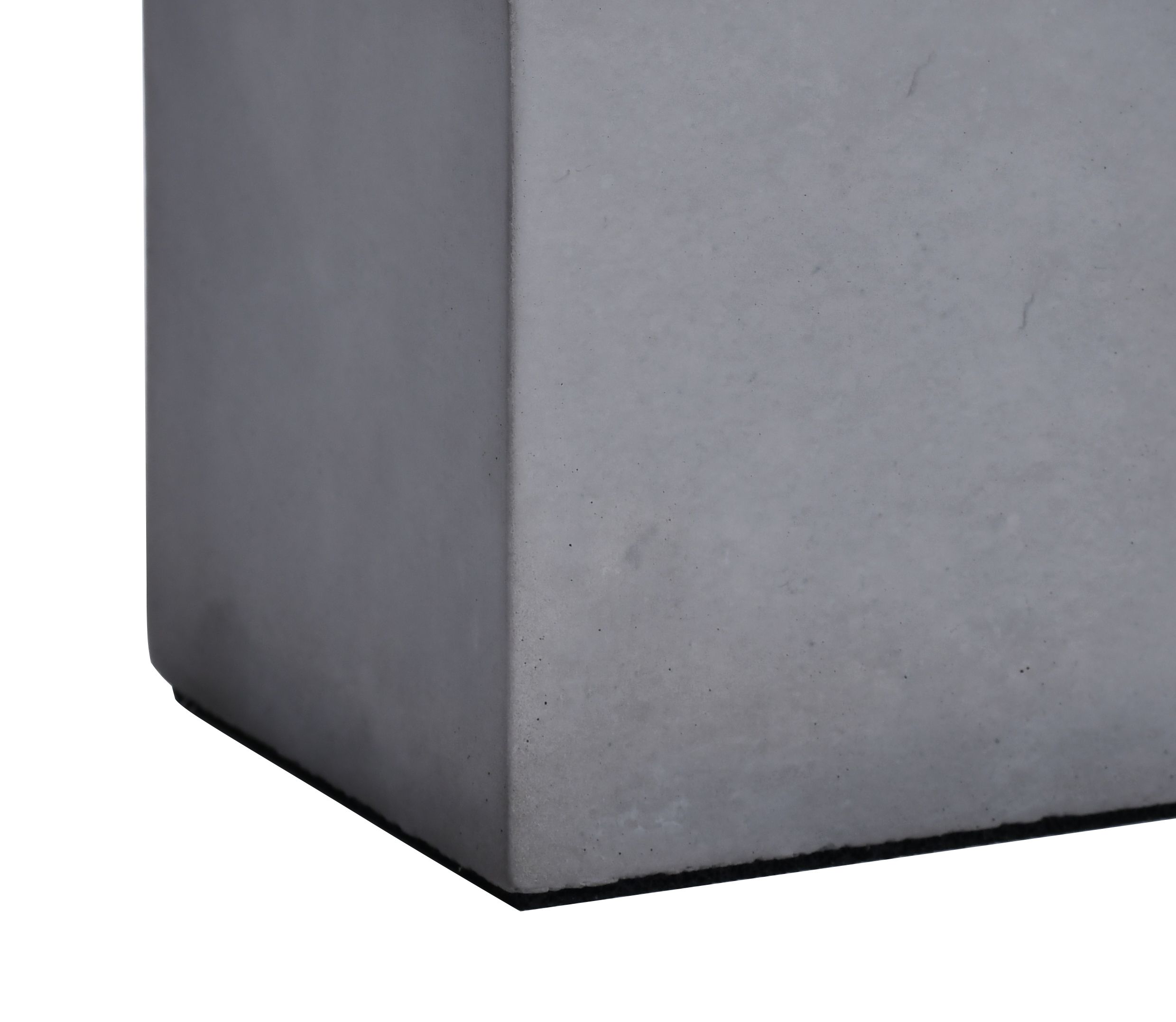 GoodHome Qausuit Square Grey Table light